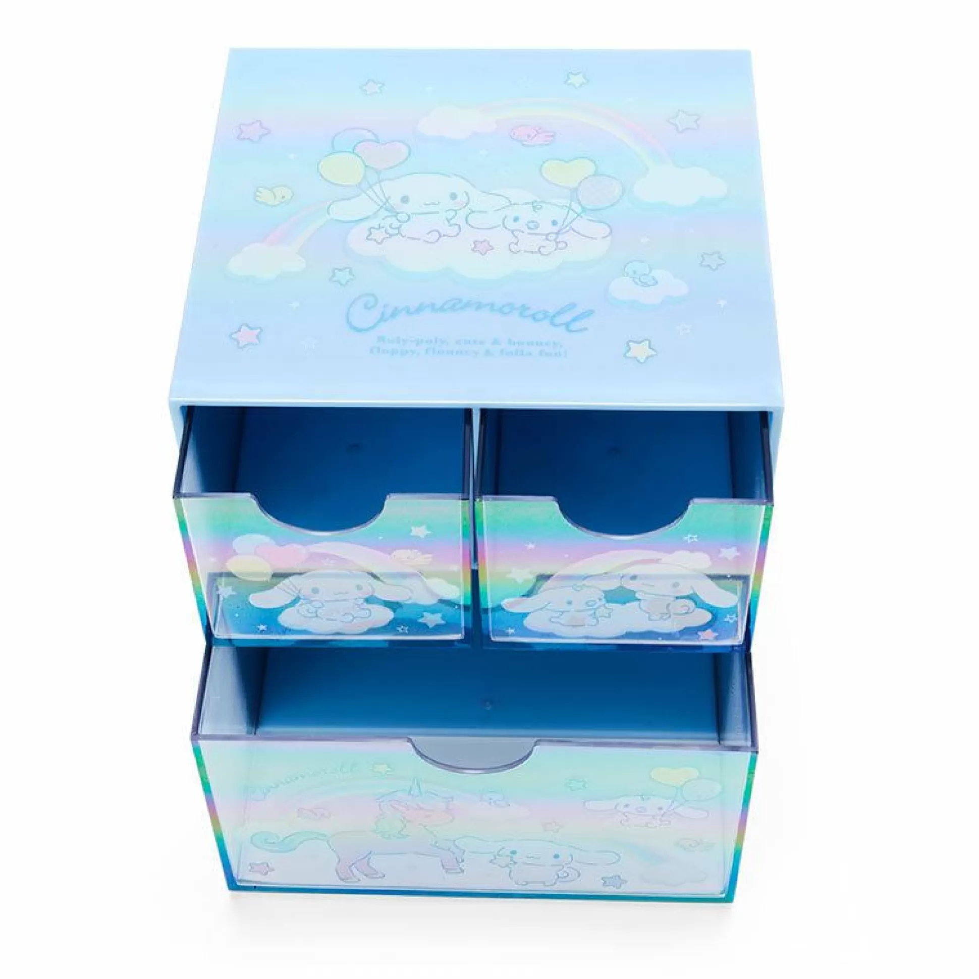 Cinnamoroll Mini Storage Chest (Glossy Aurora Series)^Japan Original Outlet