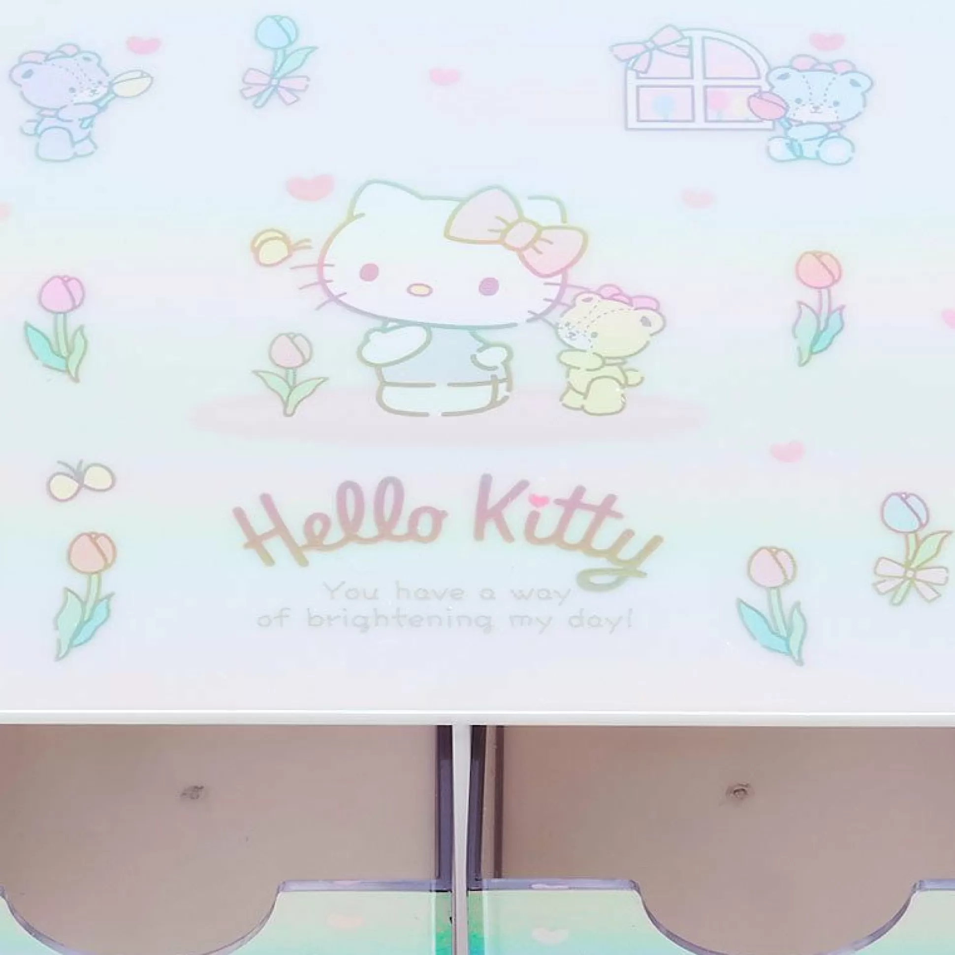 Hello Kitty Mini Storage Chest (Glossy Aurora Series)^Japan Original Hot