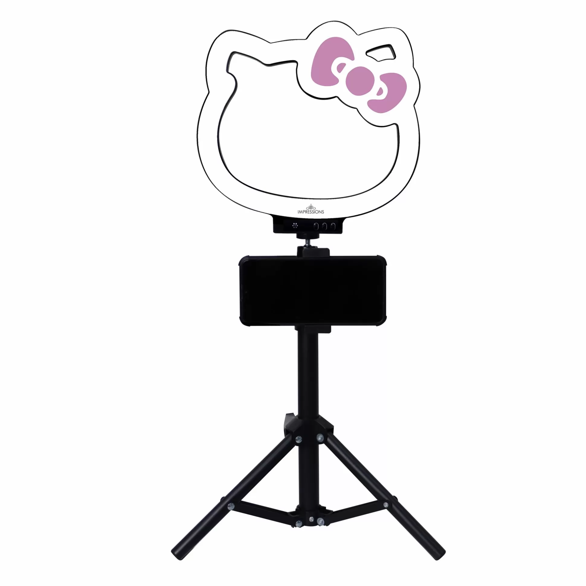 Hello Kitty X 10" Desktop Ring Light Tripod^Impressions Vanity Outlet