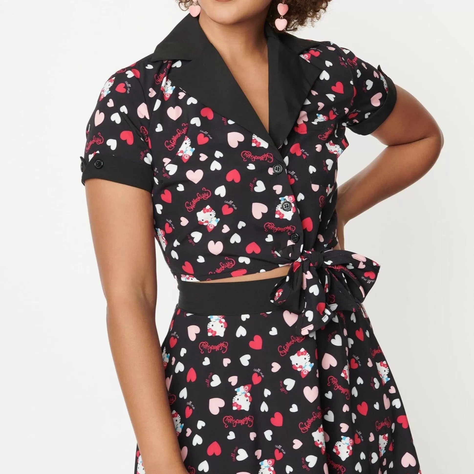 Hello Kitty X Crop Top^Unique Vintage Clearance