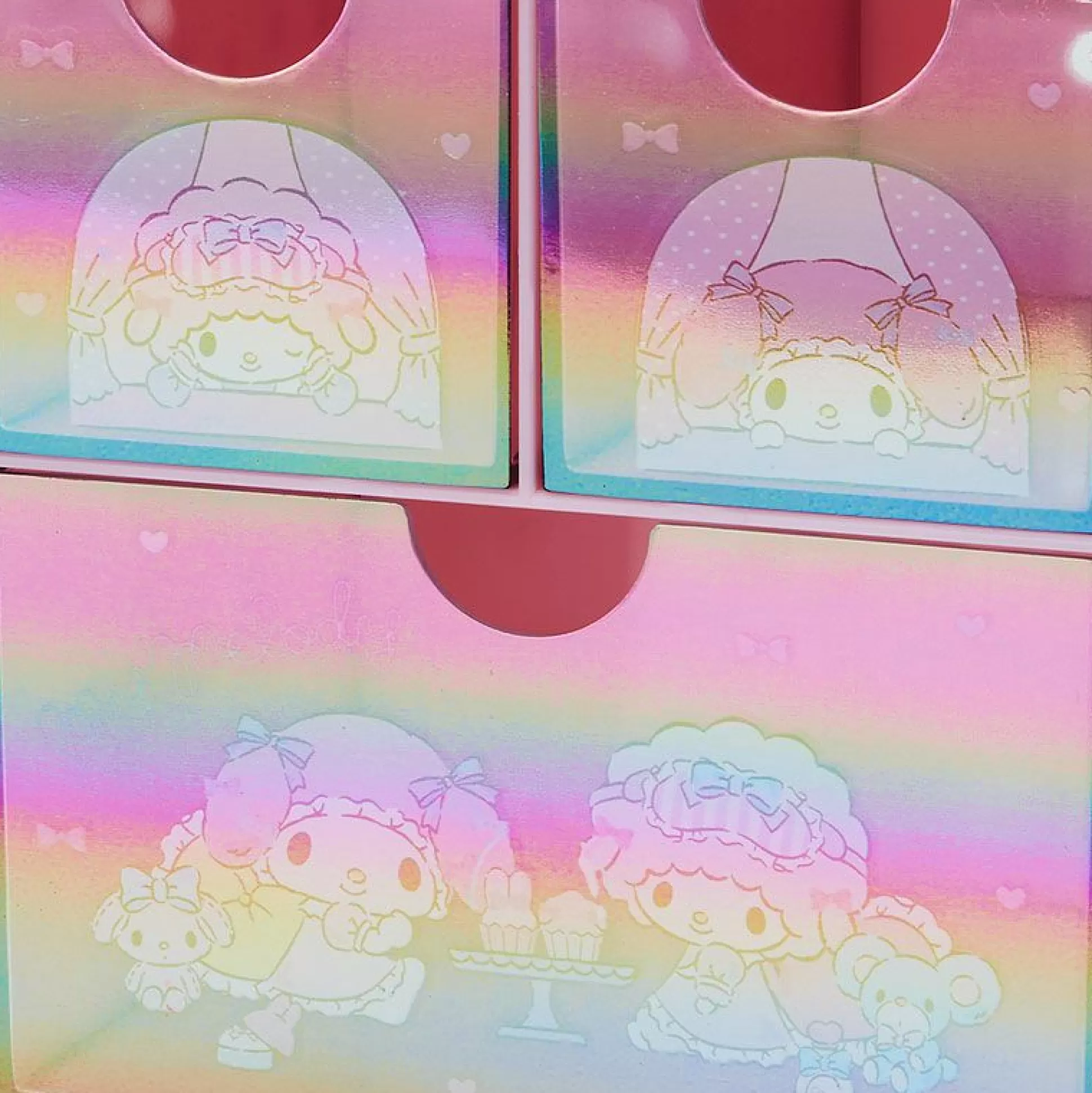 My Melody Mini Storage Chest (Glossy Aurora Series)^Japan Original Sale